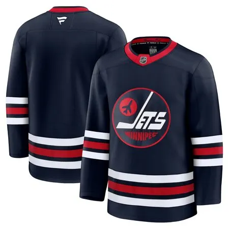 Men's Winnipeg Jets  Navy Alternate Premium Jersey