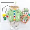 Kids Baby Boy Dinosaur Casual 3 Pcs Set Suit