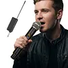 Professional Wireless Microphone with Receiver 2.4GHz Dynamic Handheld Microphones Rechargeable Condenser Microphone for Streaming & Live Performance