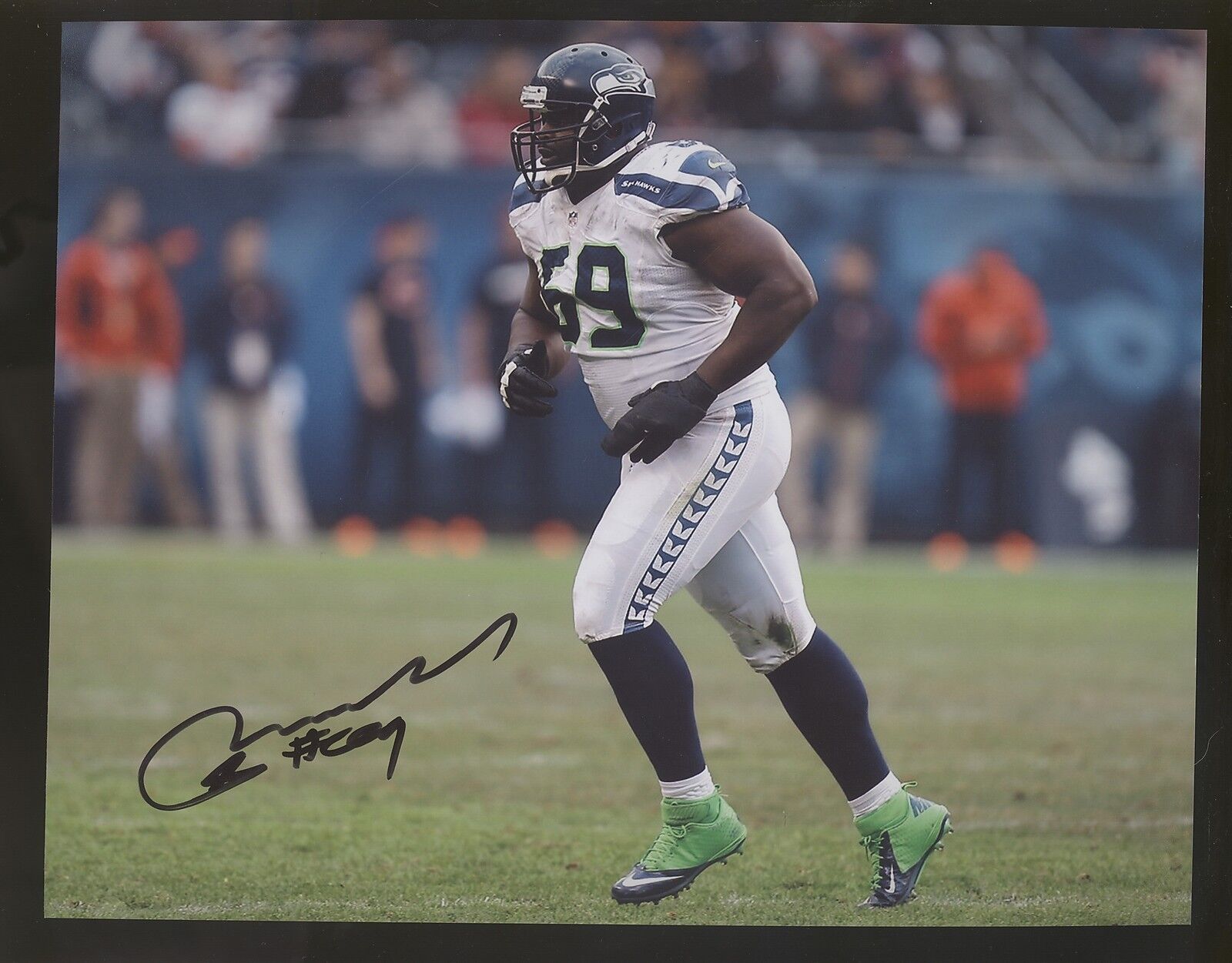 Clinton McDonald 8x10 Photo Poster painting Autographed Signed AUTO Seahawks SB Champ SPH 0406