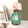 Vase Mandala En Bois-Ornement De Bricolage