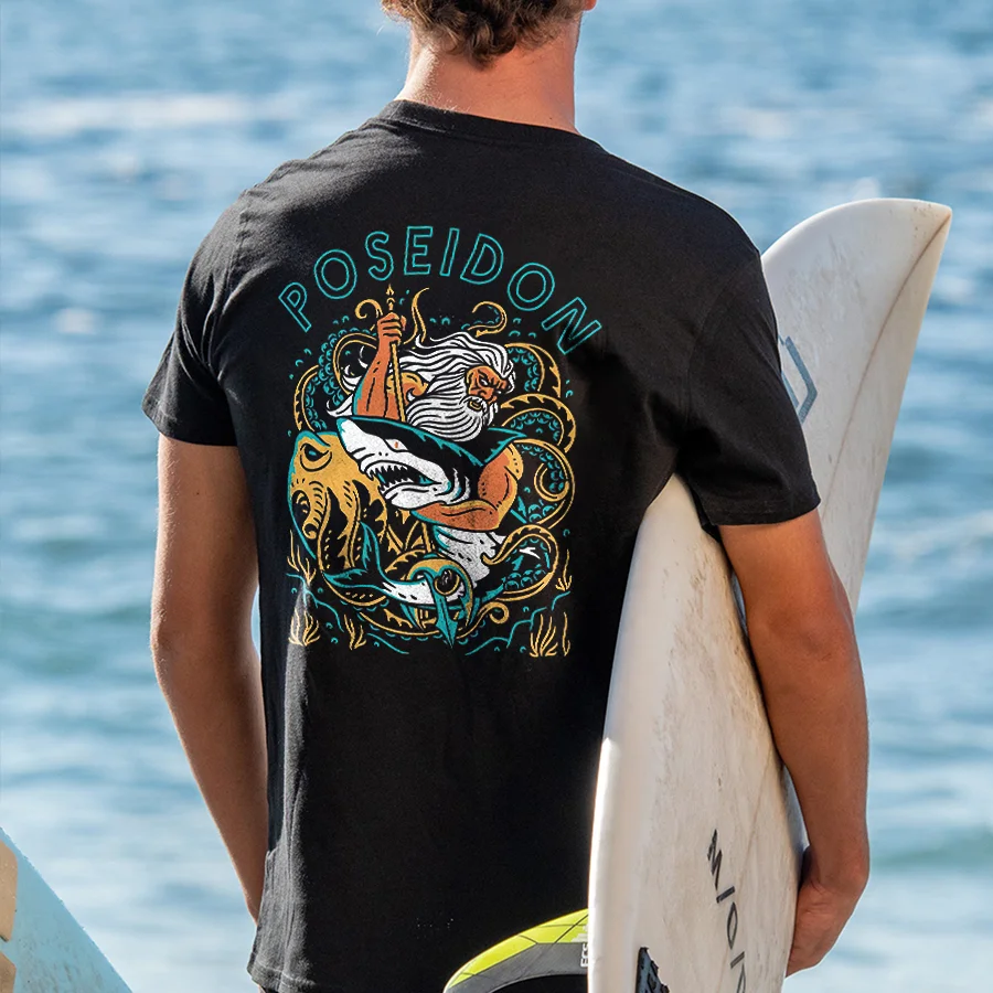 Poseidon Printed Men's T-shirt