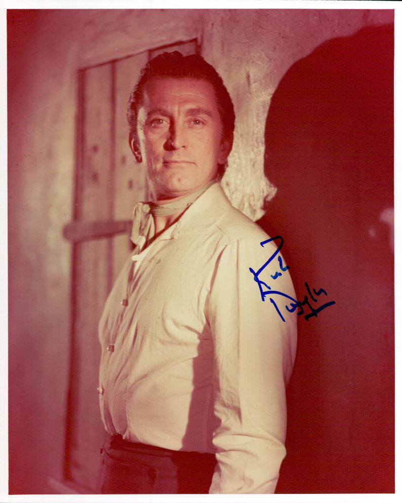 Kirk Douglas signed authentic 8x10 Photo Poster painting COA