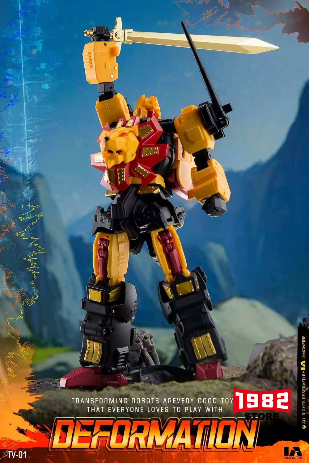 Razorclaw Predaking TV 01 Mini Transformers Action Figure Predacon Combiner Leader Collectible Robot Model for Adult Fans Hobbyists