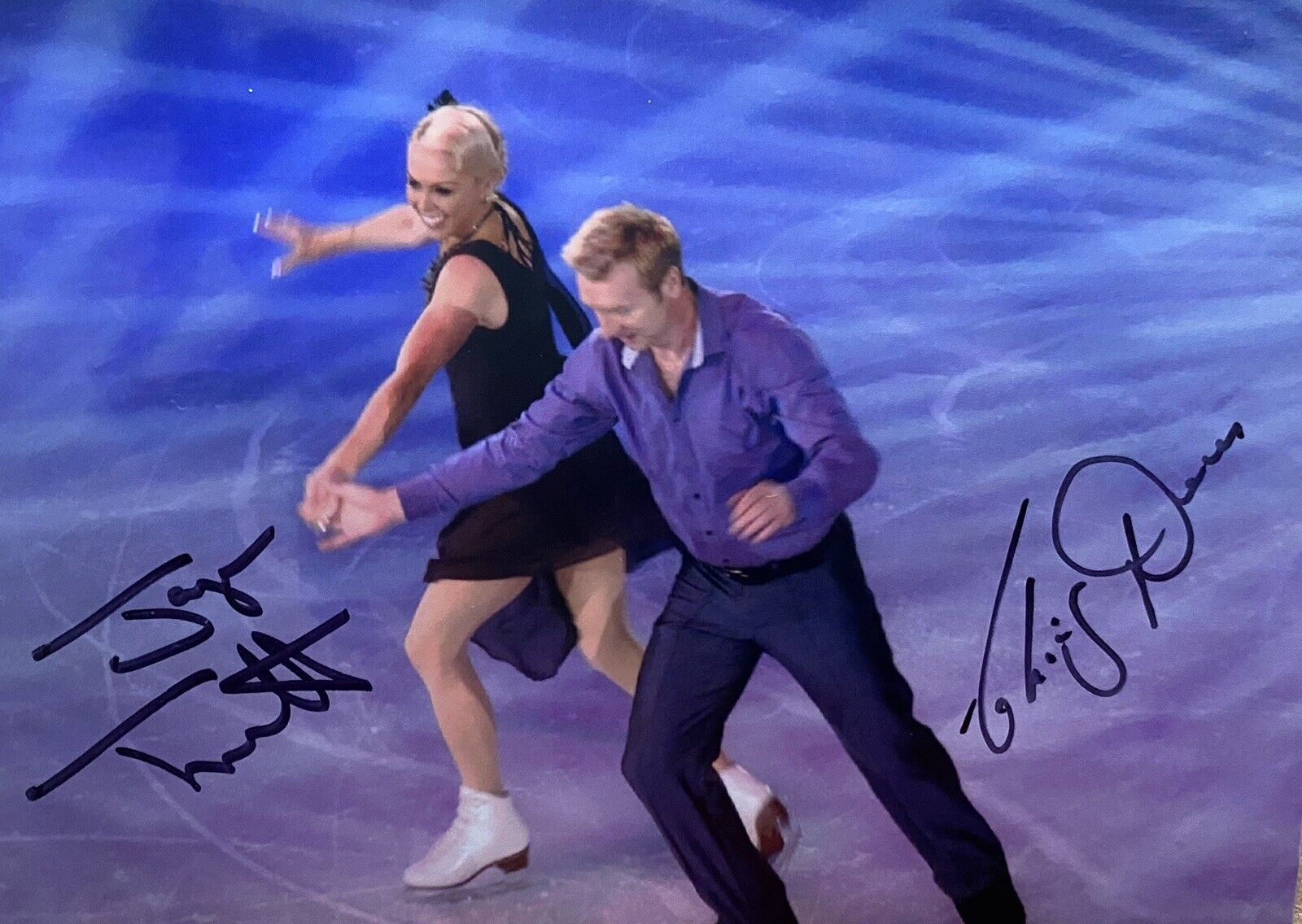 Torvill and Dean Genuine Hand Signed 6X4 Photo Poster painting 2