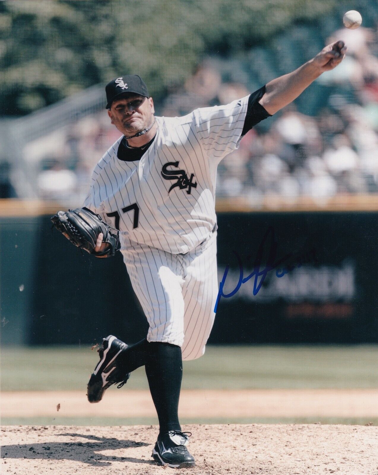 WILL OHMAN CHICAGO WHITE SOX ACTION SIGNED 8x10