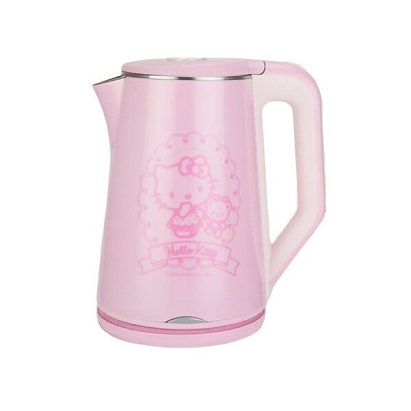 7-11 x Hello Kitty & Tiny Charm 1.8L / 61oz Electric Kettle Stainless Steel Tea Kettle Base Plug A Cute Shop - Inspired by You For The Cute Soul 