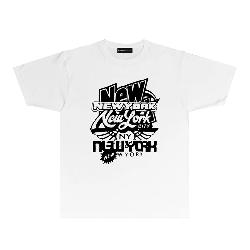 Purple 2023 new fashion T-shirt short sleeves