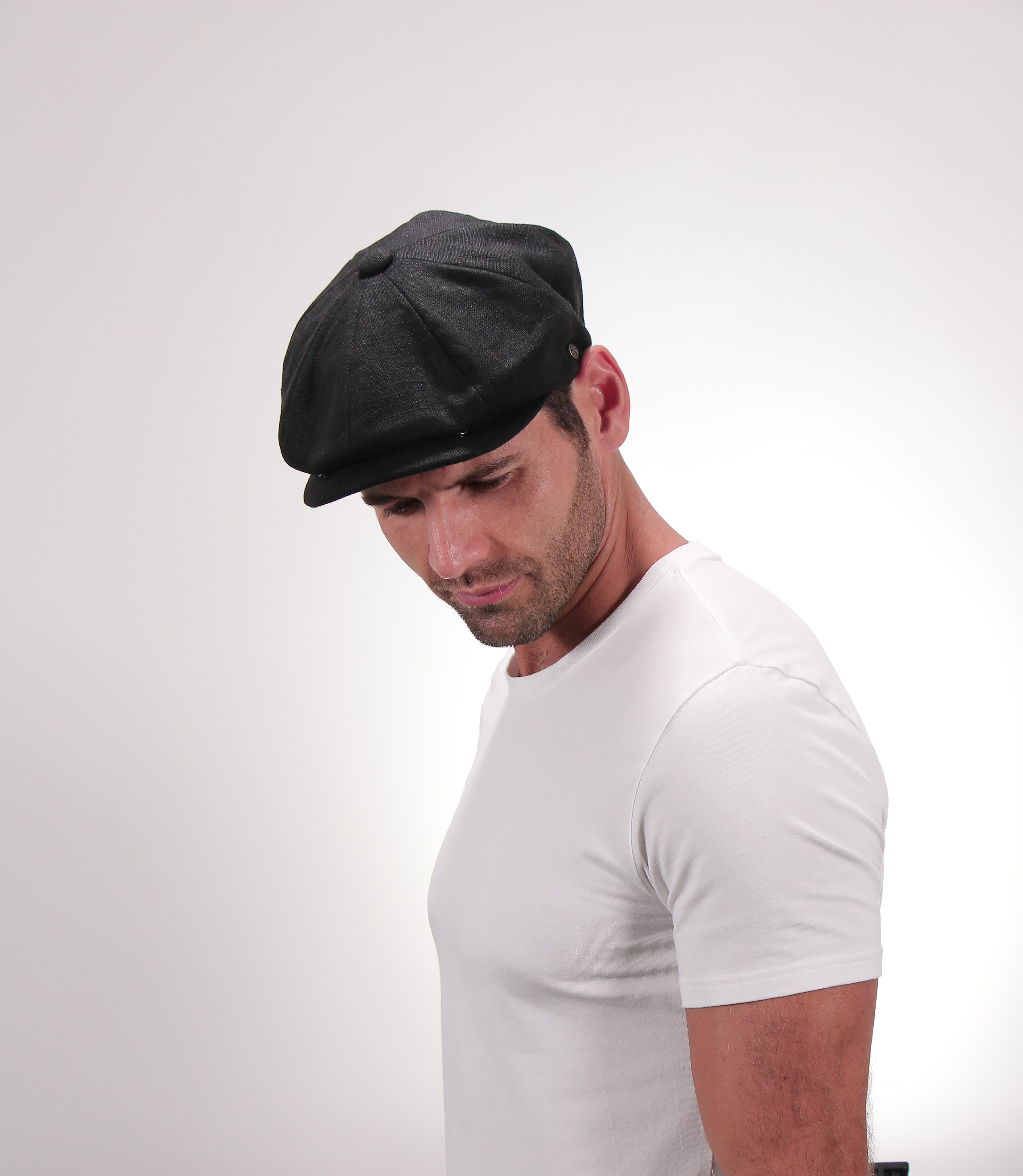 5 Colors - Shelby - Walrus Hat Wool Blend 8 Panel Newsboy Cap