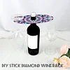 Diamond Painting Wine Glass Rack DIY Wine Glass Holder Storage Rack Diamond Art Acrylic Organizer Stemware Rack Kit