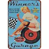 Metal Girl - Vintage Metal Signs(8*12Inch)-Pin-up-girls