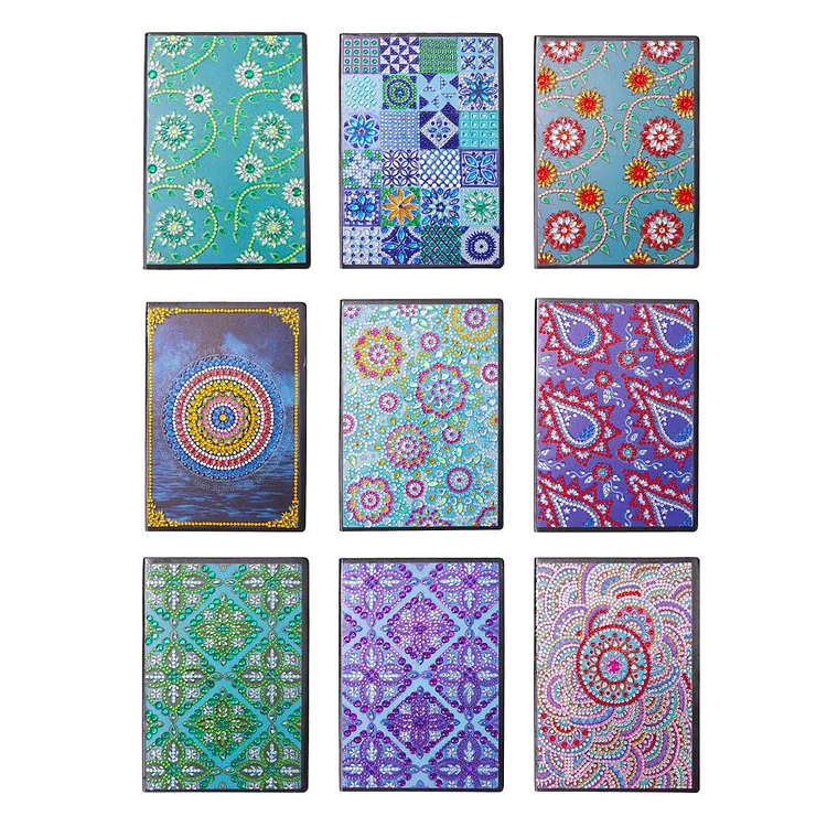 50 Pages DIY Special Shaped Diamond Painting Notebook Rhinestone Sketchbook