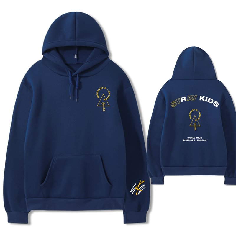 Stray Kids Double-sided District 9 Unlock Hoodie New Arrival