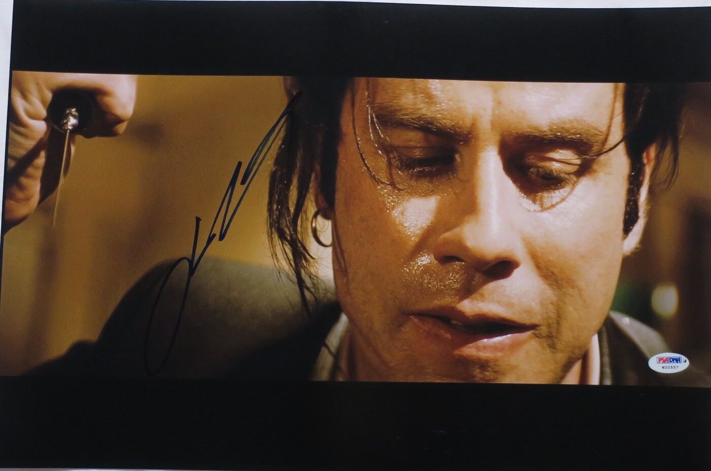 John Travolta Signed Pulp Fiction Autographed 12x18 Photo Poster painting PSA/DNA #W20557