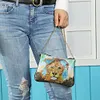 DIY Lion Special Shaped Diamond Painting Women Leather Chain Crossbody Bags