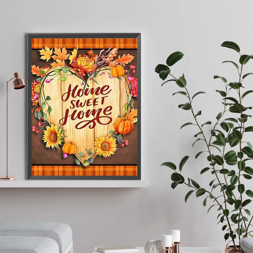 Diamond Painting - Full Round Drill - Sunflower Home(Canvas|30*40cm)