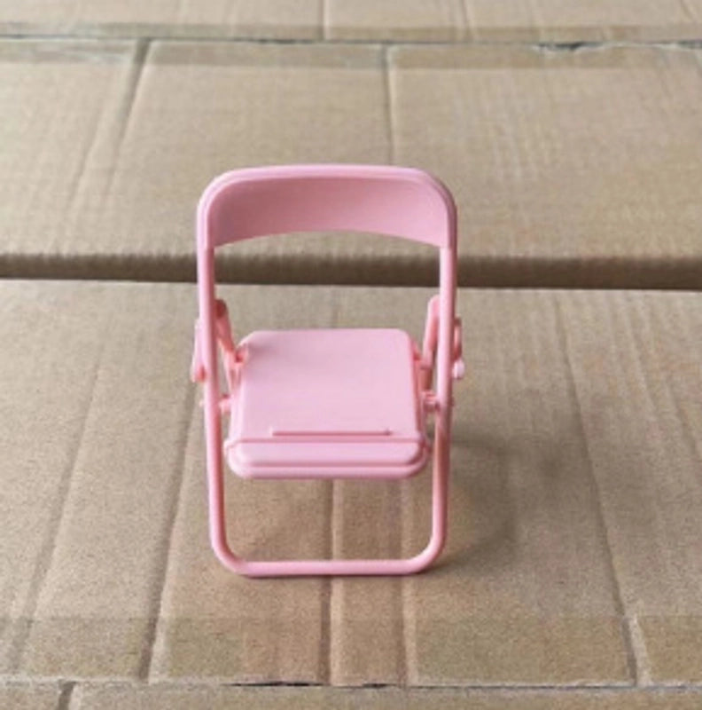 Cartoon Simple Folding Girl Heart Mobile Phone Stand Tablet Watch Live Broadcast Simple And Portable Photo Stand