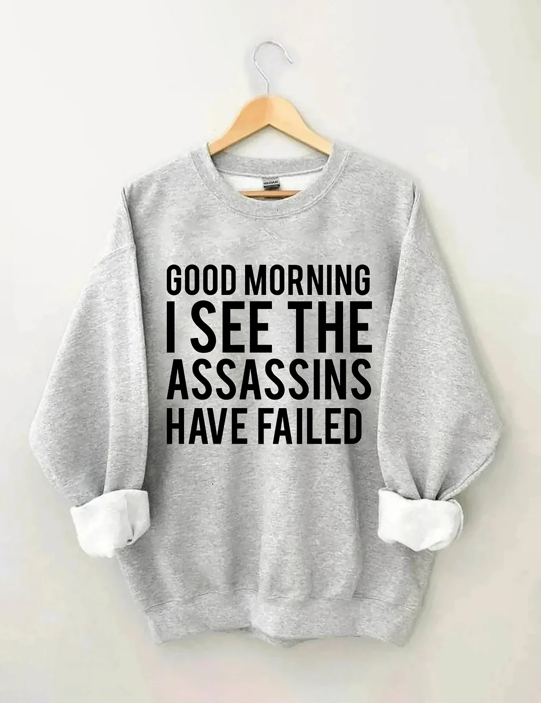 Good Morning I See The Assassins Have Failed Sweatshirt