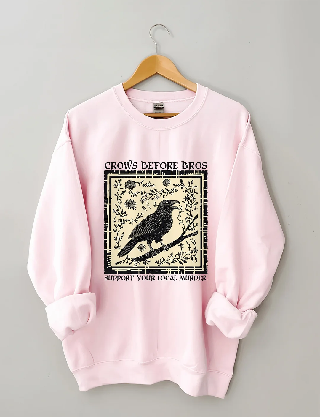 Funny Crows Before Bros Sweatshirt