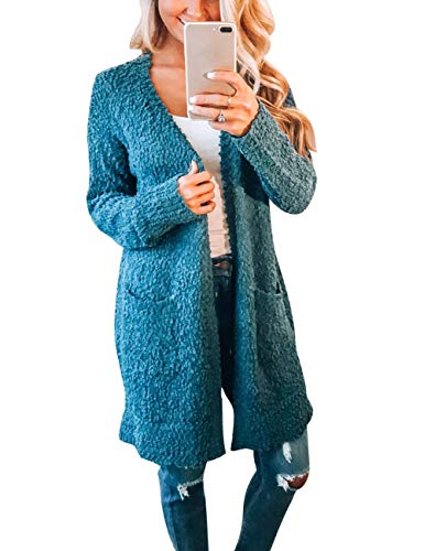  thdmladies Chunky Knit Sweater Open Front Cardigan Outwear Coat thedmladies