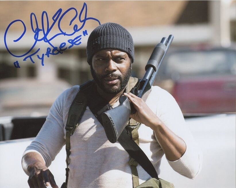 CHAD COLEMAN In-person Signed Photo Poster painting - The Wire / The Walking Dead