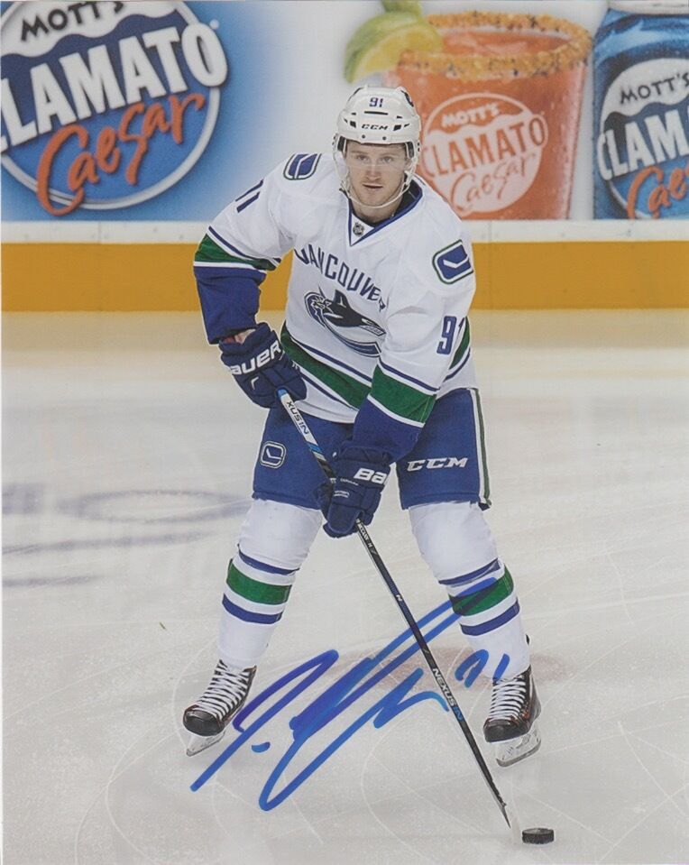 Vancouver Canucks Jared McCann Signed Autographed 8x10 NHL Photo Poster painting COA A