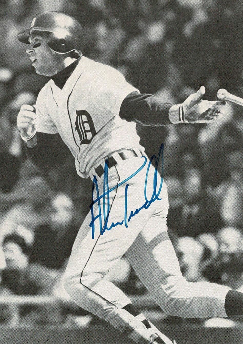 Alan Trammell signed autographed Photo Poster painting! AMCo! 9844