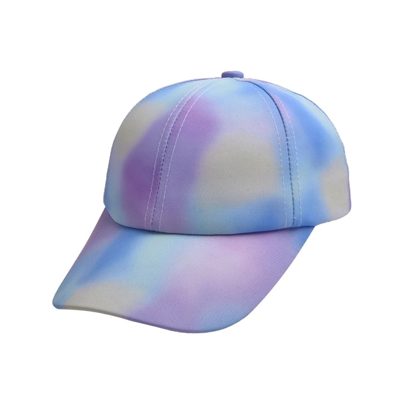 Children Unisex Basic Minimalist Gradient Color  Printing Ivy Cap