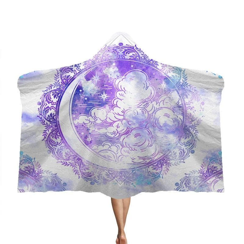 3D Printed Hooded Blanket Anime Soft Fluffy Blankets For Adults Sherpa Fleece Winter Throw Blanket Hoodie Blanket Travel Mantle