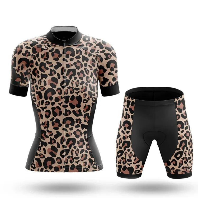 Leopard Women's Short Sleeve Cycling Kit