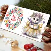 6Pcs cat-diy carte de voeux