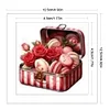 12pcs Red Roses In Vase-11CT Stamped Cross Stitch Set 12.5*12.5cm/4.92*4.92in tapestrymarket