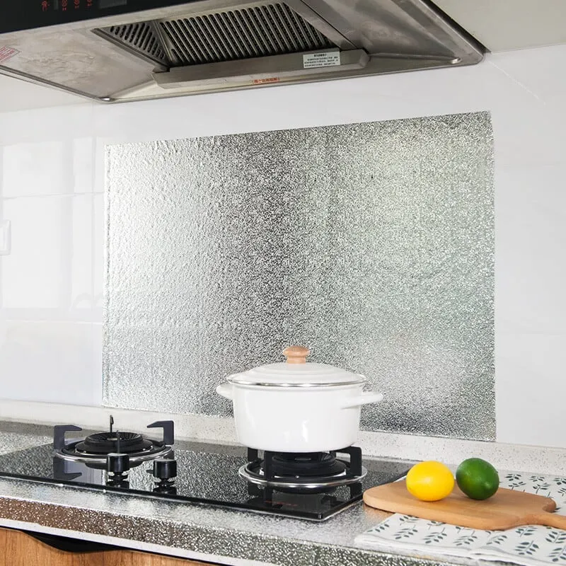 Multi-size Kitchen waterproof and oil proof aluminum foil sticker are ...