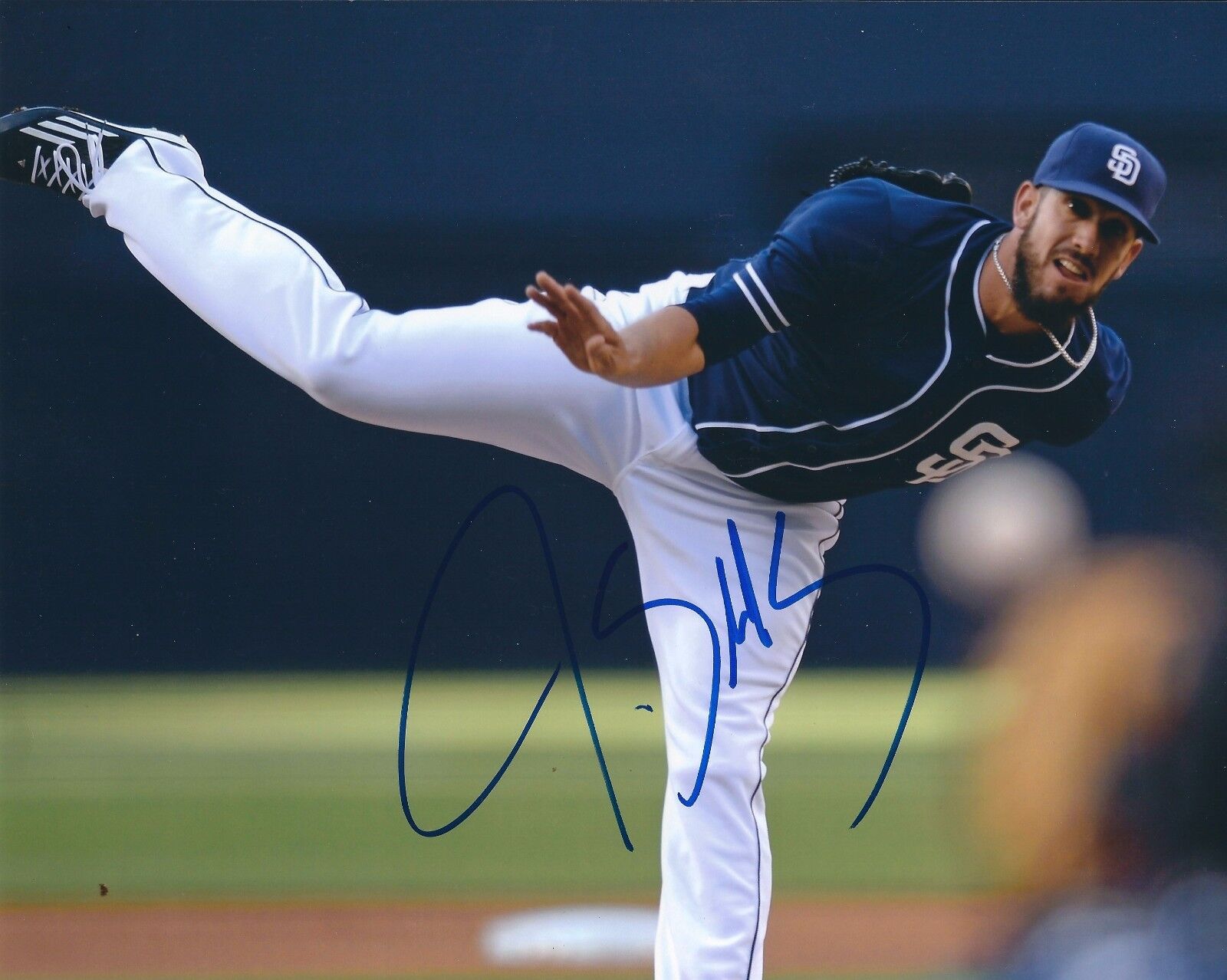 Signed 8x10 JAMES SHIELDS San Diego Padres Autographed Photo Poster painting- COA