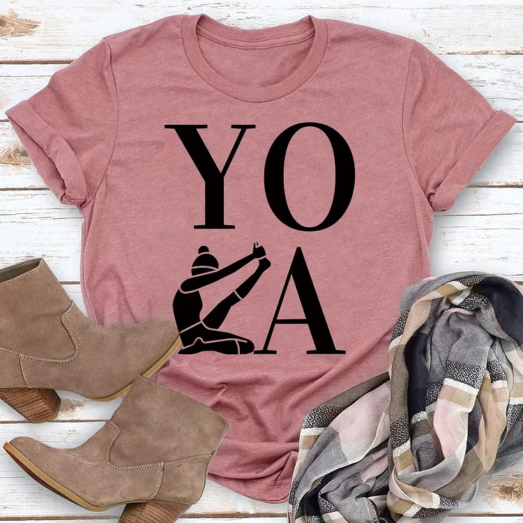 Yoga pose funny T-Shirt Tee-05133-Annaletters