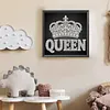 DIY Pearl Painting Crown for Home Wall Decor(25x25cm)