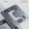 Tablet Computer Stand Desktop Portable Double-Layer Foldable Suitable For Ipad Stand Aluminum Alloy Tablet Stand
