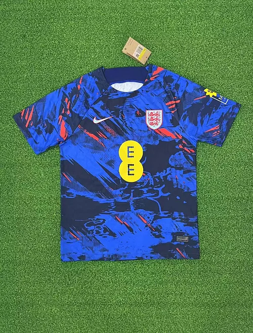 2023 England National Team Training Wear Blue Football Shirt 1:1 Thai Quality