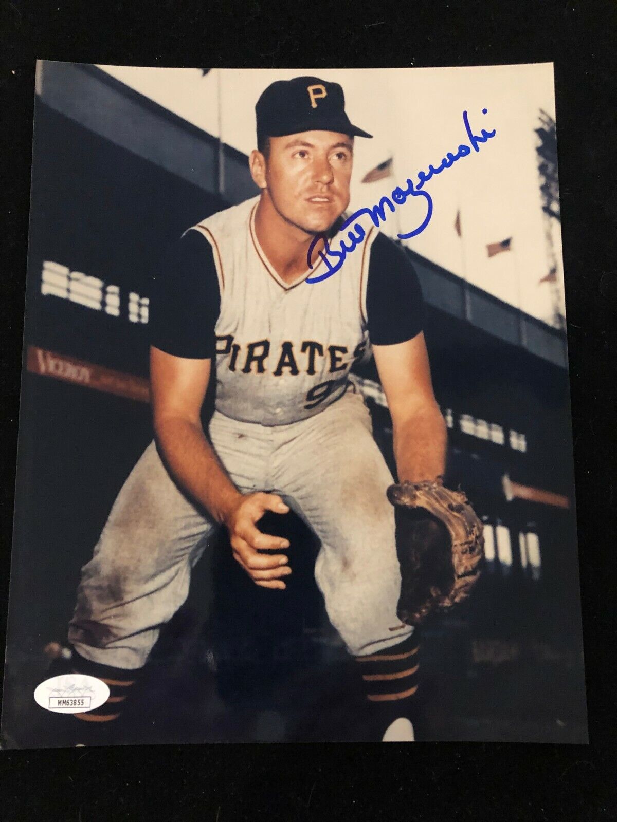 Bill Mazeroski Signed Autograph Photo Poster painting - Pittsburgh Pirates - JSA Authenticated