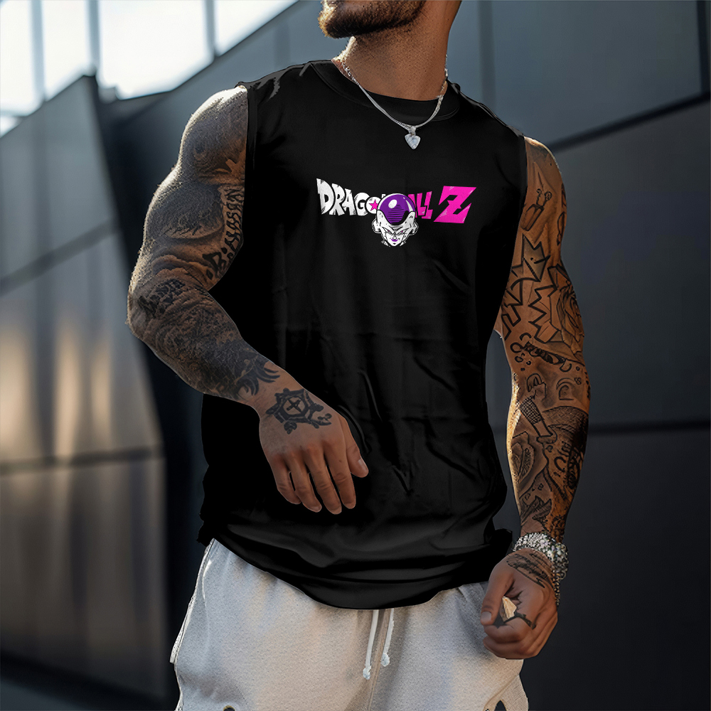 Anime Printed Commemorative Tank Top