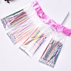 12/24/36/48/60 Colors 0.8mm Shimmer Neon Gel Pen Refill School Season Student Office Stationery Painting Highlighter