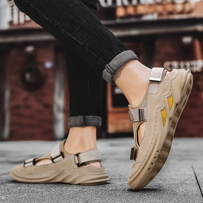 summer Breathable Mens sandals Casual Shoes Retro All-round slip on fashion Recreational Men's Canvas Shoes Sneakers men