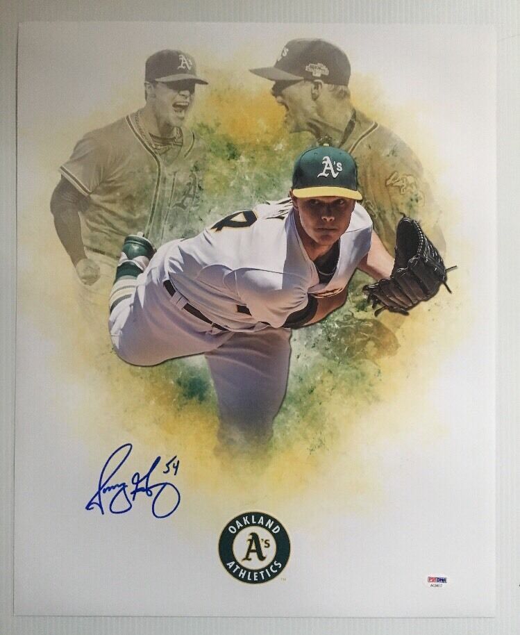 Sonny Gray Signed Autographed 16x20 Photo Poster painting Oakland Athletics PSA/DNA COA 5