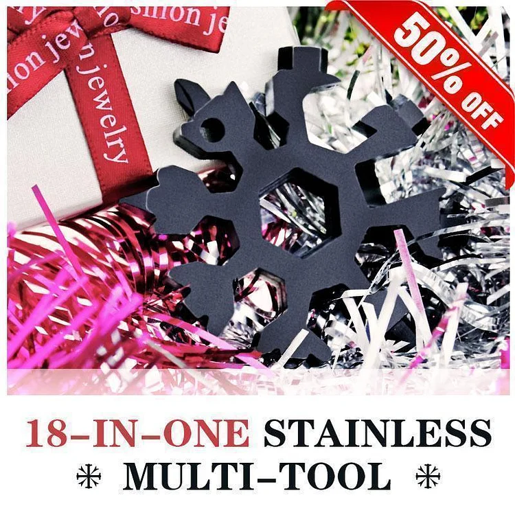 Saker®18-in-1 Snowflake Multi-Tool | 168DEAL