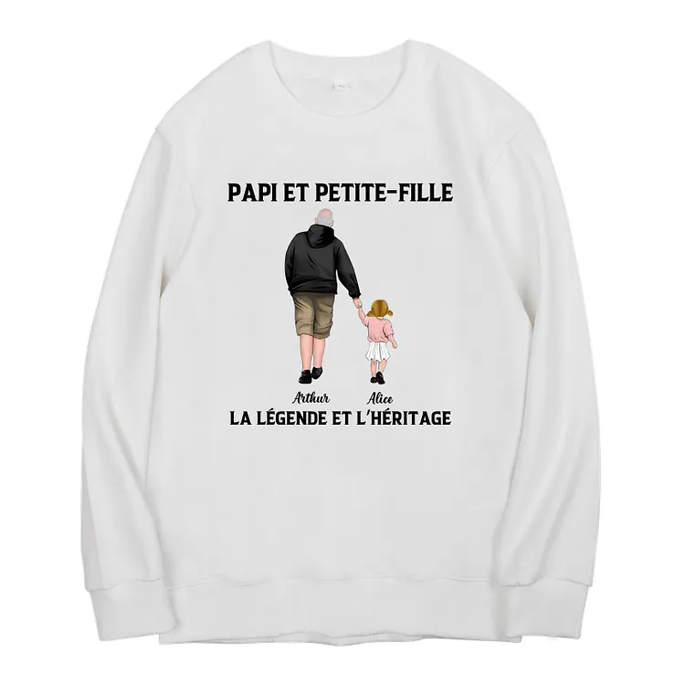 Body Bébé Personnalisé "Je Suis Le Petit Cœur De Mon Papi" - Cadeau Naissance Ou Baby Shower
