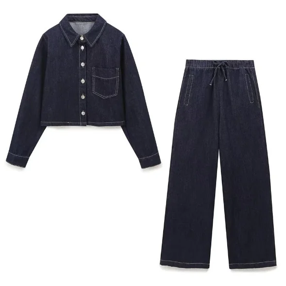 Nigikala Nigikala Women's Explosive Casual Long-Sleeved Denim Shirt