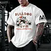 Bulldog Gym Venice Printed T-shirt by Inlyline