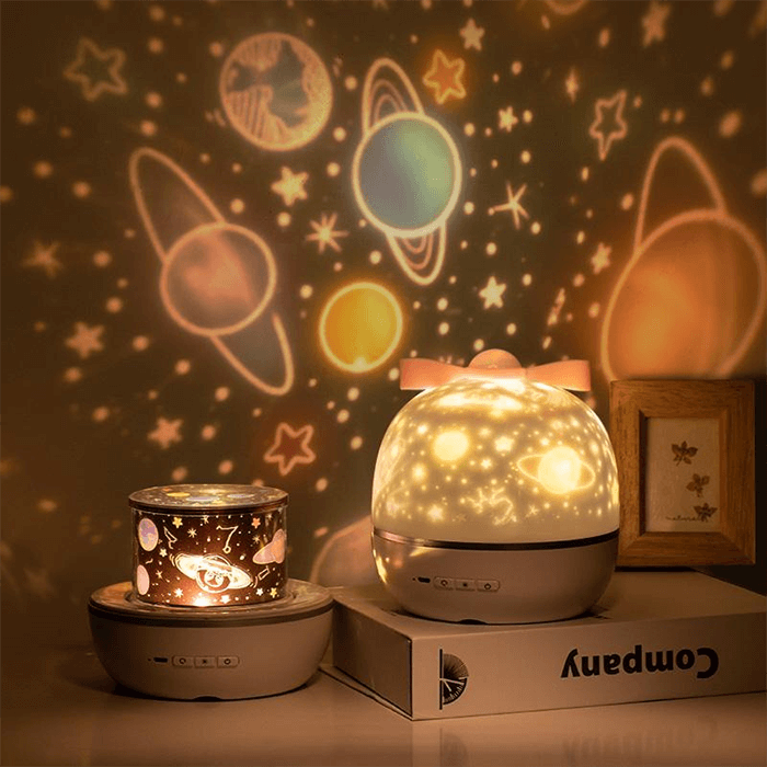 Galaxy Projector Night Light with Music Box