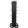 [US Local Warehouse] Vertical Gym Organization for Home Gym Storage Organizer Rack with Lat and Curl Bar Revolving Bars Workout Equipment Storage for 36 Handles & Straps Home Accessories Organization