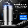 Camping Travel Kettle 12V/24V Car Electric Heating Cup 300ML Insulated Drink Mug